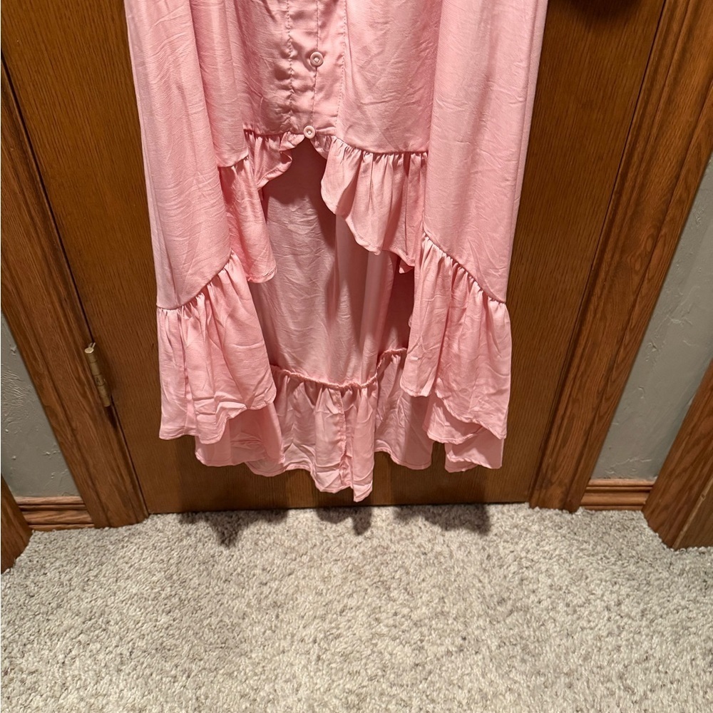 Pink Ruffle Dress - Picture 6 of 9